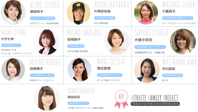 未来のアスリートを支える家族や指導者に向けた応援サイト「輝けアスリートファミリー！」公開