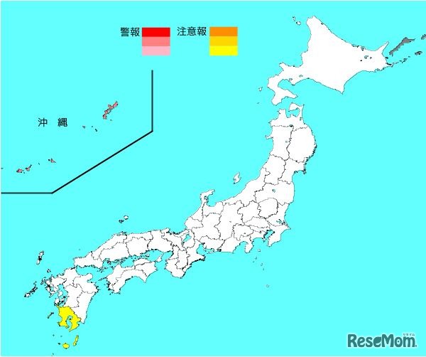インフルエンザ流行レベルマップ（第41週）