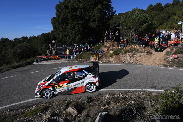 タナクがWRCで年間王者に（10月27日、ラリー・カタルーニャ）