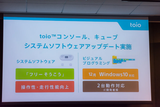 クリエイターたちの創意工夫で様々な遊びを体感！ロボットトイ『toio(トイオ)』新タイトル発表会レポート
