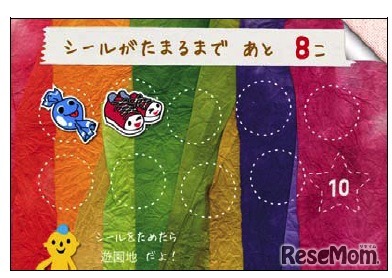 お約束シール画面