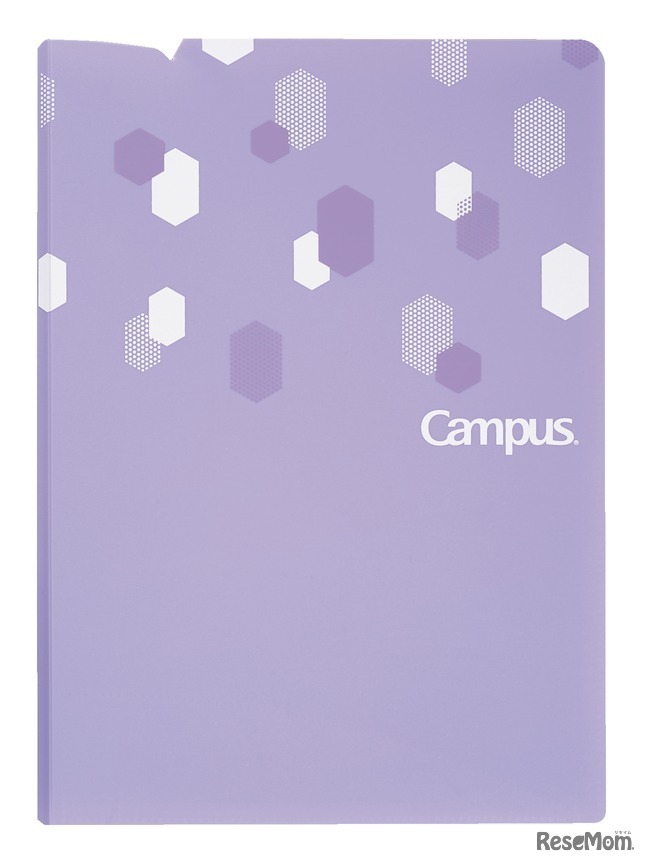 キャンパス プリントファイル（見開きタイプ／パープル）