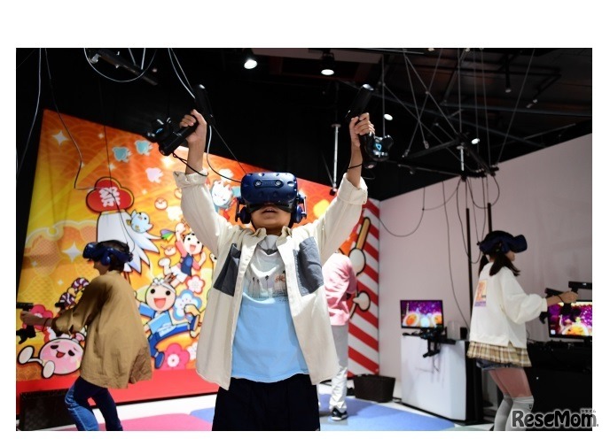 「太鼓の達人 VRだドン！」体験風景イメージ