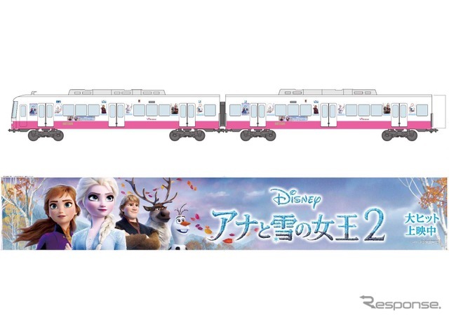 車体側面と窓下デザイン