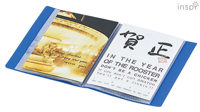 ポストカードホルダー使用例