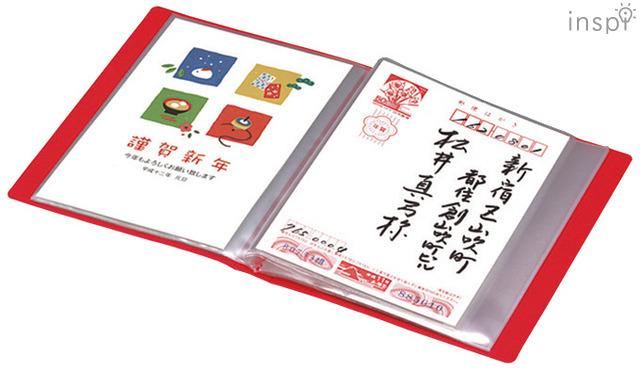 ポストカードホルダー使用例