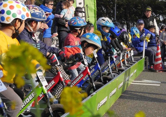 子どもライダーが走る！ストライダーエンジョイカップ「鴨川シーワールドステージ」3月開催