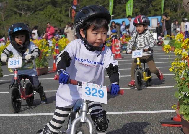 子どもライダーが走る！ストライダーエンジョイカップ「鴨川シーワールドステージ」3月開催