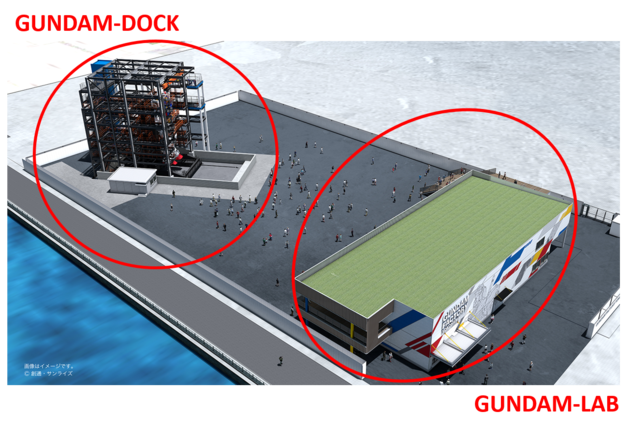 「GUNDAM FACTORY YOKOHAMA」（C）創通・サンライズ