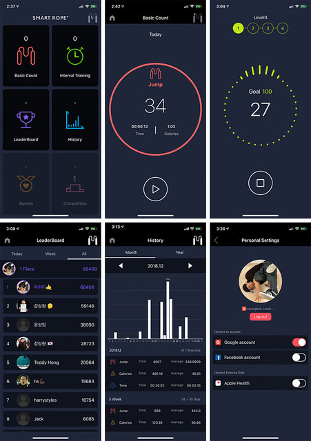 スマホと連携するスタイリッシュな縄跳び「Smart Rope ROOKIE」発売