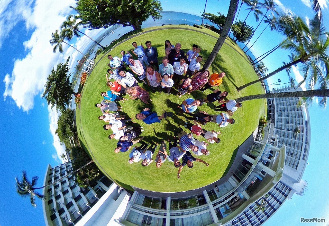 2019年の参加者（ハワイ島にて）