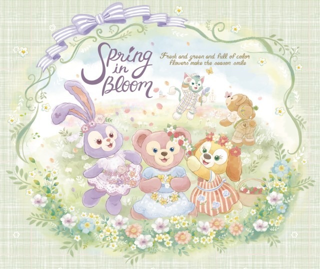 黄色のうさピヨ、クッキー・アンが春の主役！(C) Disney