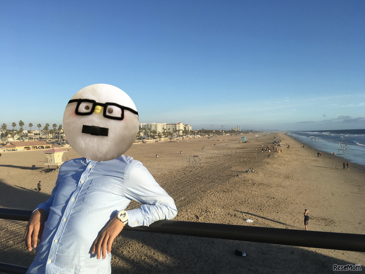 ばってん氏　LAでの写真