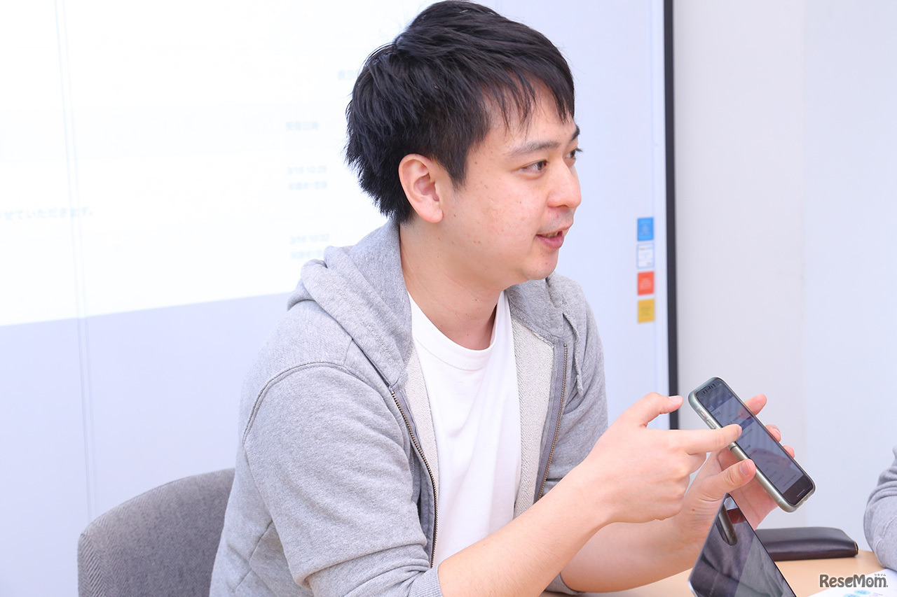 「Classi欠席連絡」のプロダクトマネージャーの宮尾晃一さん