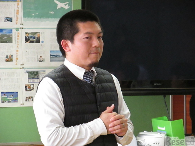 相模原市立清新中学校「技術」担当の須藤雄紀教諭