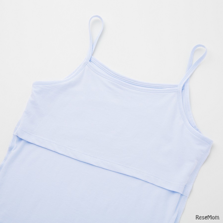 エアリズムコットンブレンド胸二重キャミソール