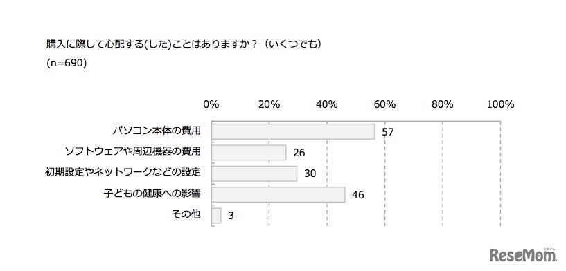 購入に際して心配する（した）こと