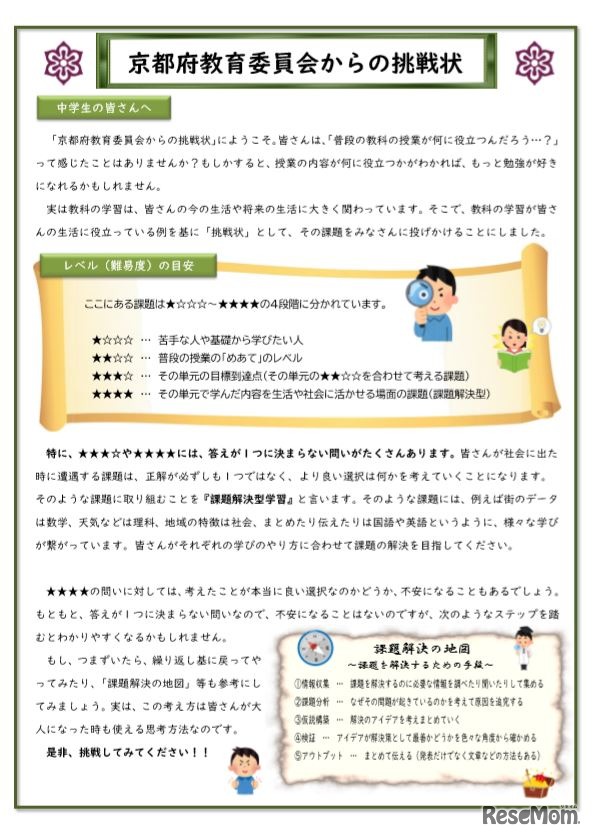 中学生への手紙