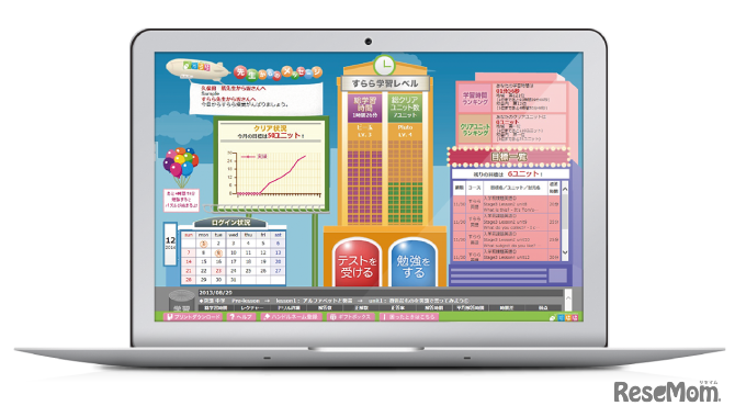 学力診断テスト機能