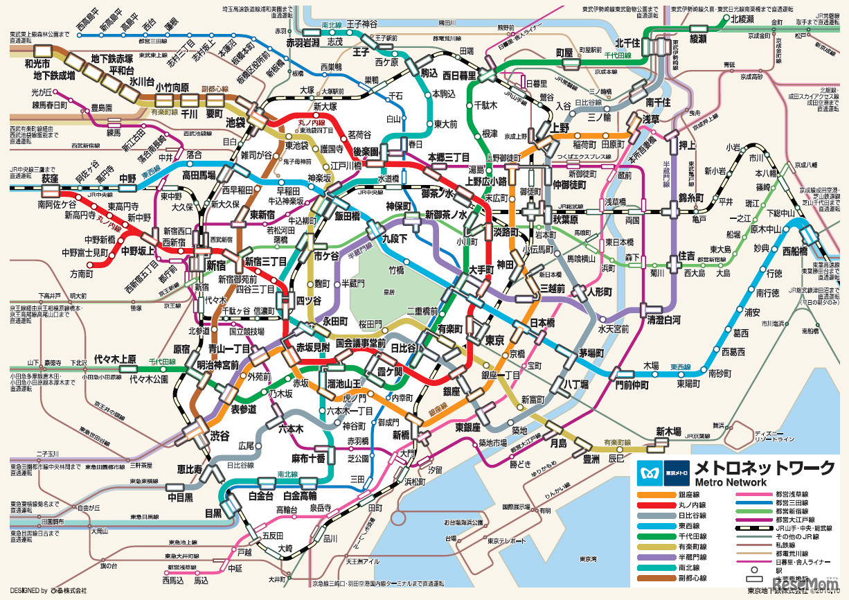 昔と違って新規開業路線が増え、まるで毛細血管のよう
