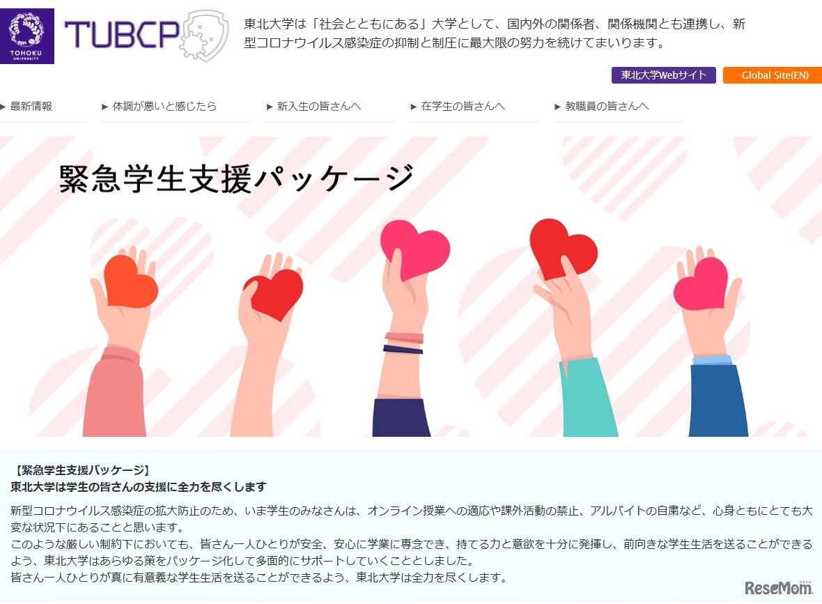 緊急学生支援パッケージ