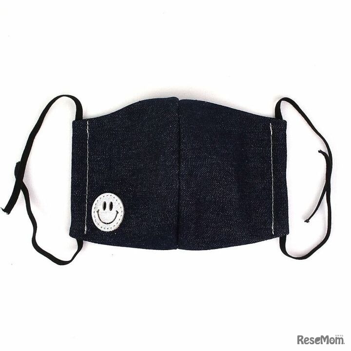 スマイルマークのマスクワッペン