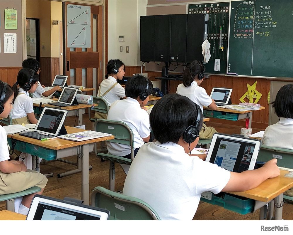 数多くの教育機関で取り入れられた授業のようす