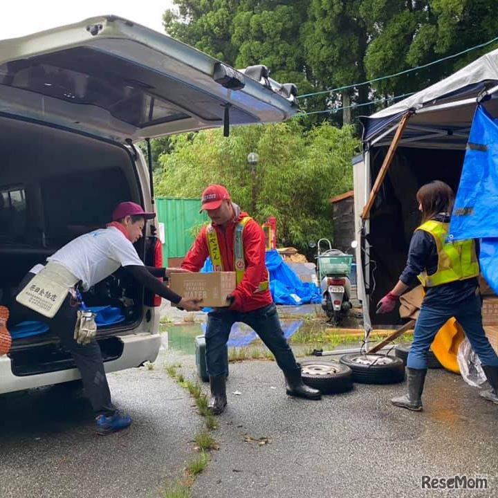 2020年7月4日現在の球磨川流域の被災地域の状況