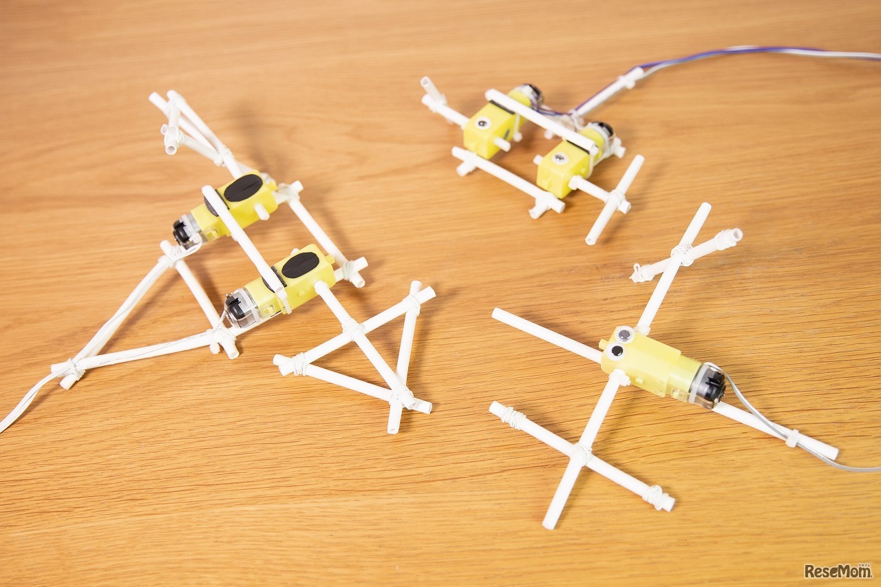 「ユカイなぼうけんクラフトキット」組み立てイメージ