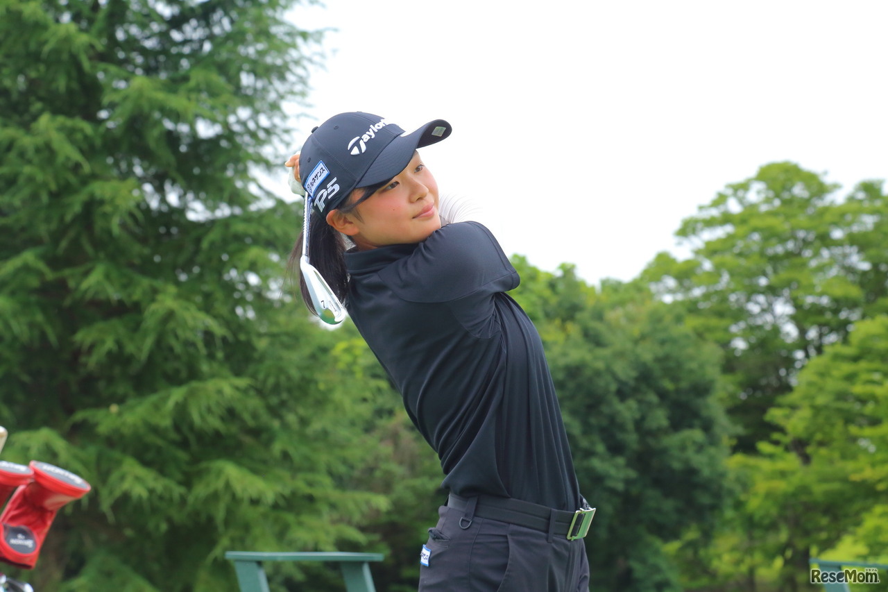 サンヒルズ カントリークラブ（栃木県宇都宮市）での練習