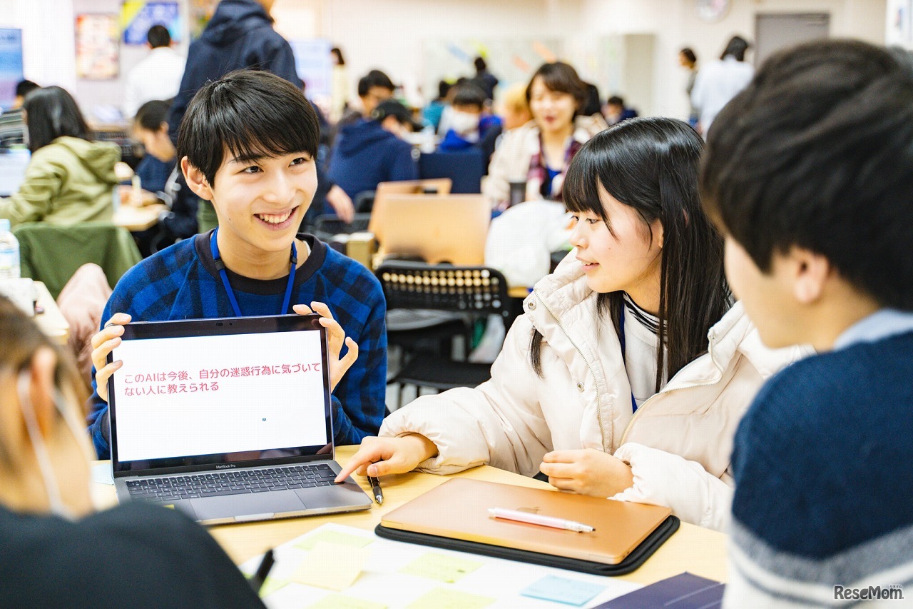 AIに関する授業のようす（N中等部）