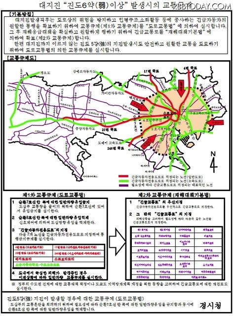 チラシの韓国語版