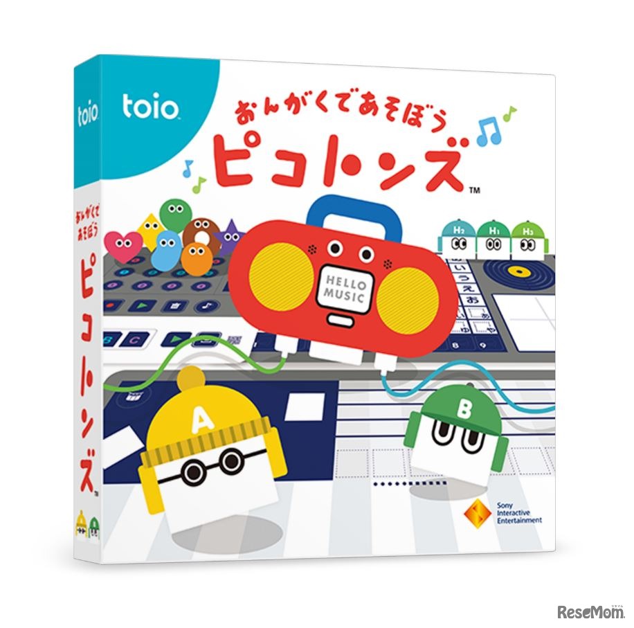 toio専用タイトル「おんがくであそぼう　ピコトンズ」
