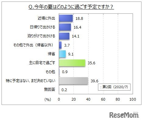 2020年夏の過ごし方の予定