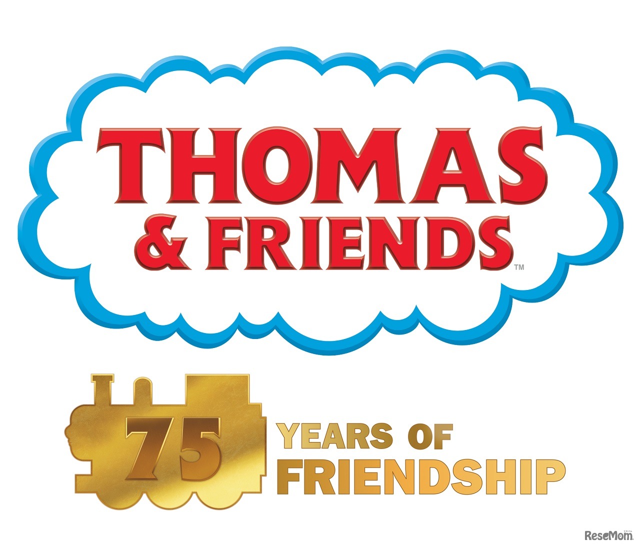 「きかんしゃトーマス」75周年ロゴ　(c) 2020 Gullane (Thomas) Limited.
