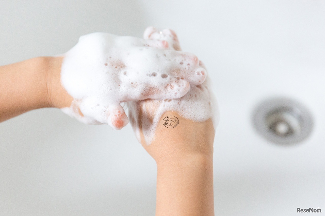 Pokemon PON 手洗いスタンプ　使用イメージ　(c) Nintendo･Creatures･GAME FREAK･TV Tokyo･ShoPro･JR Kikaku (c) Pokemon