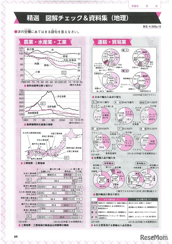 精選 図解チェック＆資料集（社会・理科）イメージ
