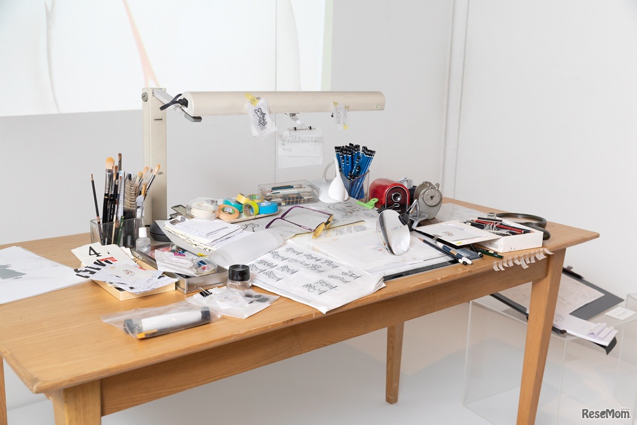 ねずみくんが生まれたアトリエを再現