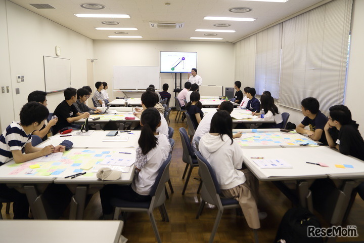 過去に開催されたリーダー夏合宿の模様