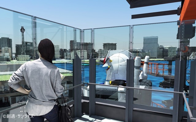 「GUNDAM FACTORY YOKOHAMA」GUNDAM DOCK TOWER（C）創通・サンライズ