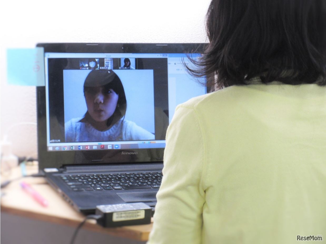 オンライン個別指導のようす（イメージ）