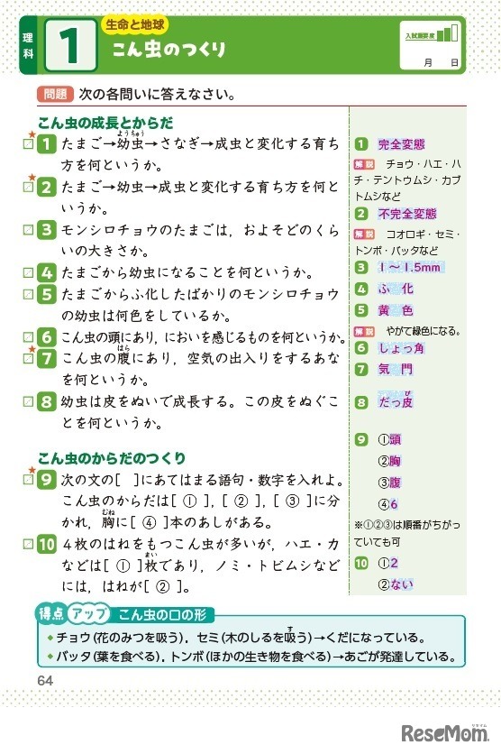 理科の紙面より