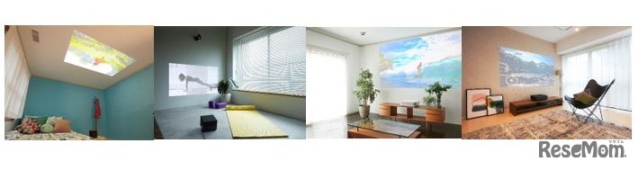 エプソンのホームプロジェクター（イメージ）