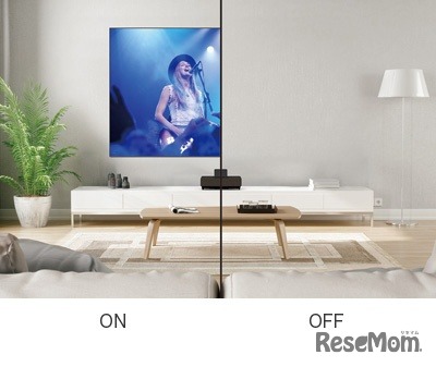 未使用時もインテリアになじむシンプルデザイン