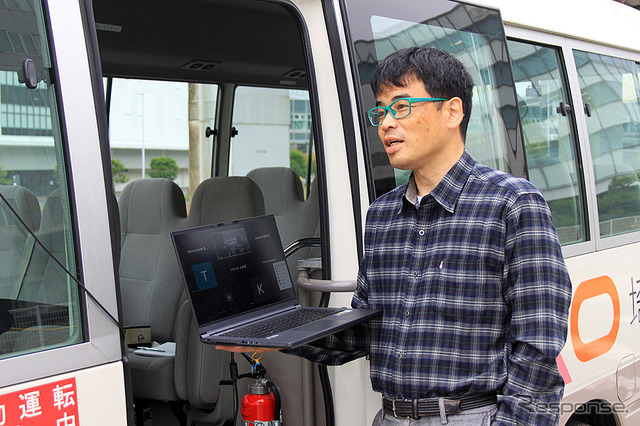 実験現場から埼玉工業大学オンラインゼミで学生に伝える同大学工学部情報システム学科 渡部大志教授（埼玉工業大学自動運転技術開発センター長）