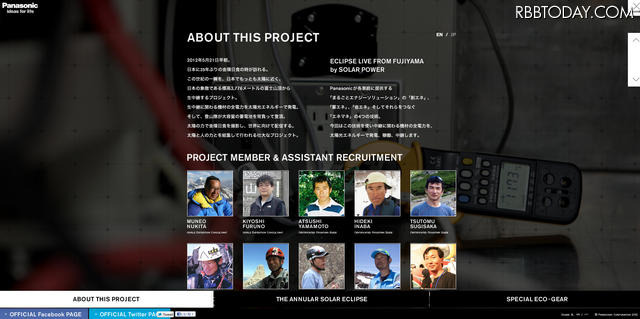 プロジェクトサイト 