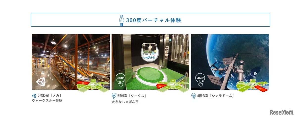 バーチャル見学ツアー