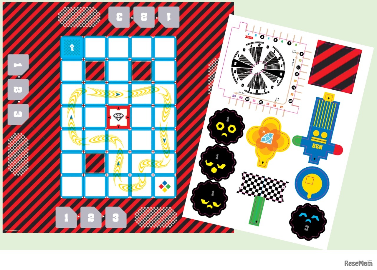 アンプラグド・コンピュータサイエンス・ゲーム「ロボットたんけんたいゲーム」