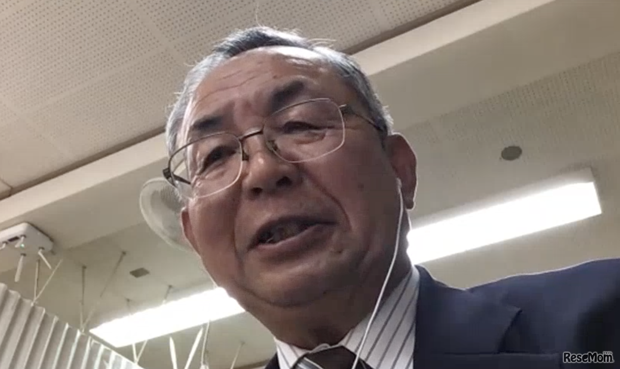 オンラインインタビューに応じてくださったLINE entry監修者の倉澤昭先生