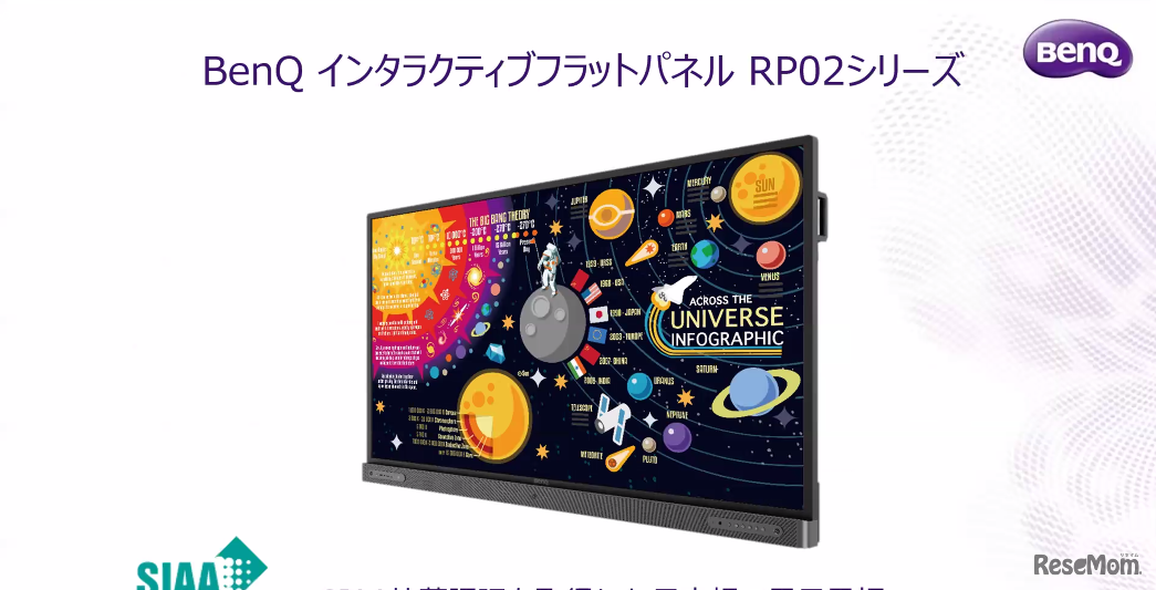 BenQ電子黒板 RP02シリーズ